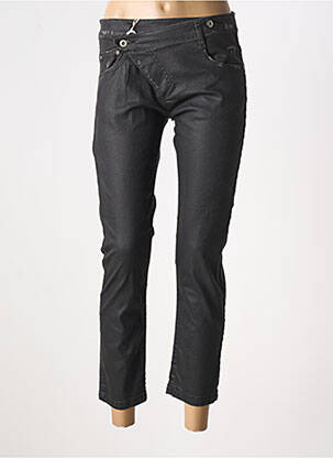 Pantalon 7/8 elasticitate mărime normală negru PLEASE femeie