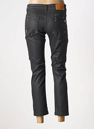 Pantalon 7/8 elasticitate mărime normală negru PLEASE femeie