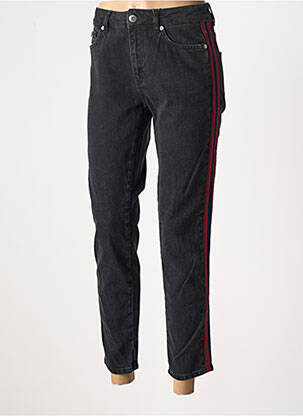 Blugi cu croială slim selecție denim talie înaltă negru MINIMUM femeie