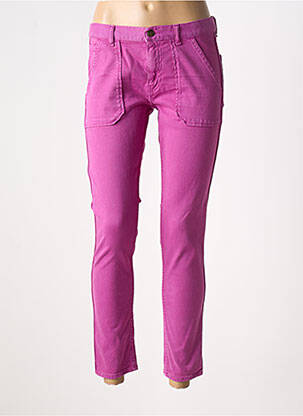 Blugi cu croială slim mov deschis ACQUAVERDE femeie