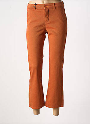 Pantalon 7/8 elasticitate mărime normală portocalie HAPPY femeie