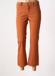 Pantalon 7/8 elasticitate mărime normală portocaliu HAPPY femeie