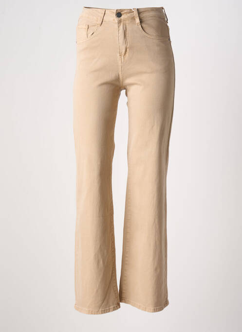 Blugi cu croială dreaptă maro MY TINA'S femeie