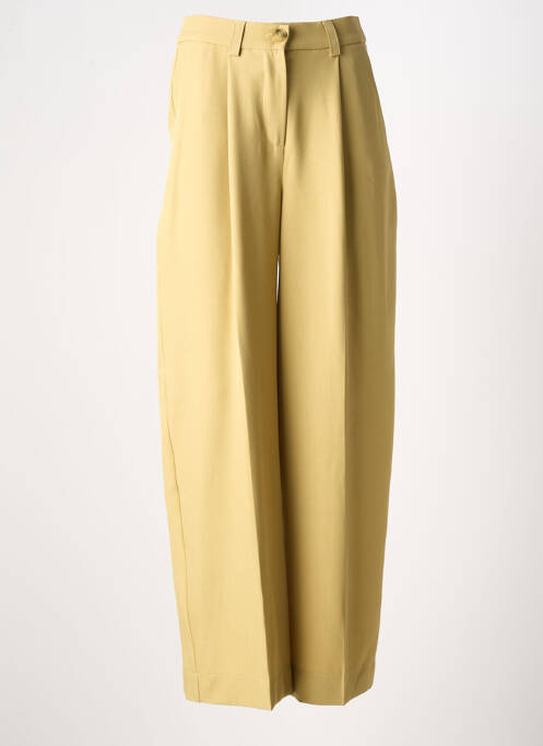 Pantalon larg verde ANGE femeie