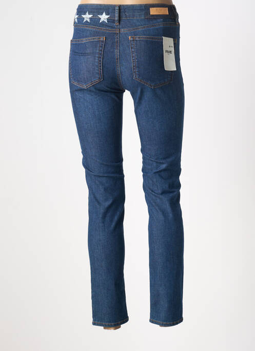 Blugi cu croială slim elasticitate mărime normală albastru FIVE femme