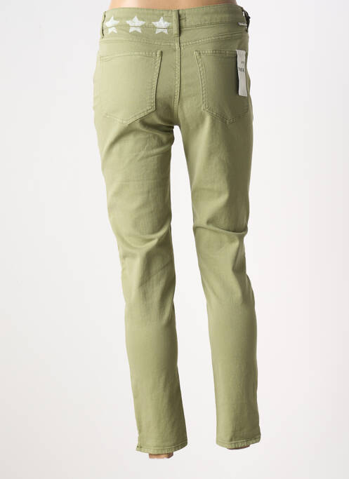 Blugi cu croială slim verde FIVE femeie