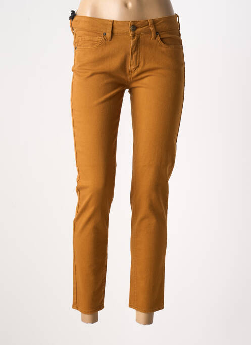 Blugi cu croială slim maro FIVE femeie