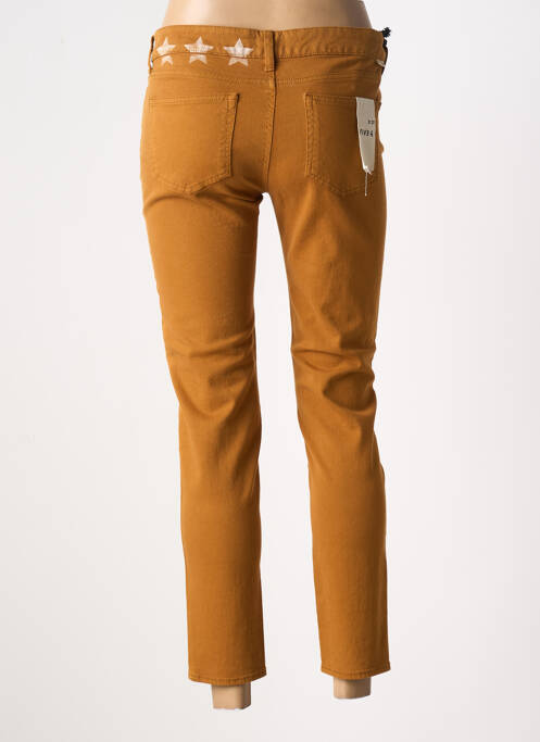 Blugi cu croială slim maro FIVE femeie