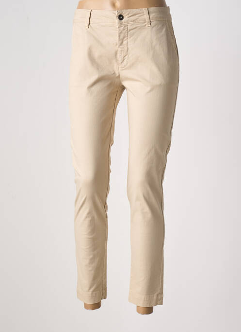 Pantalon chino bej LAUREN VIDAL femeie