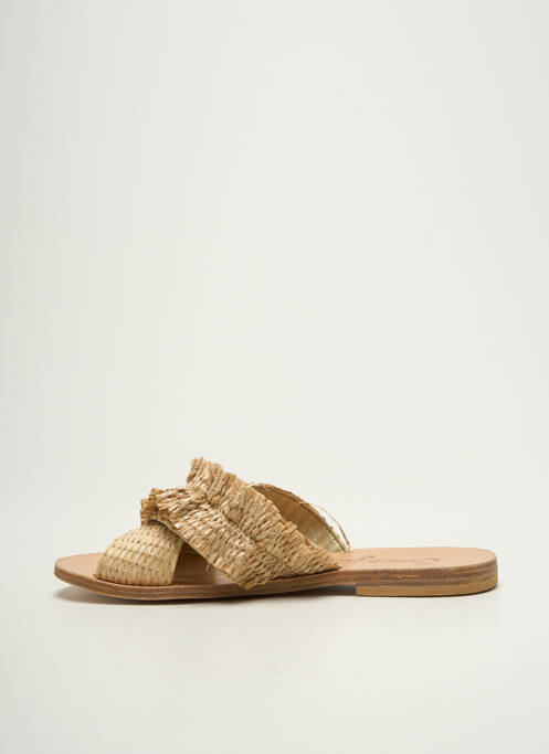 Mulete/Saboți bej SEMERDJIAN femeie