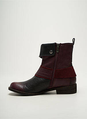 Botine/ghete material neted toc plat până la 3 cm violet MADISON femeie