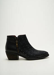 Botine/ghete material neted toc de 4 la 6 cm negru KANNA femme