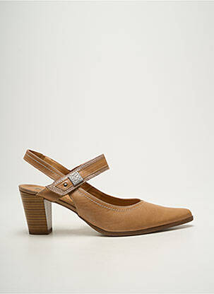 Pantofi cu toc maro KARSTON femeie