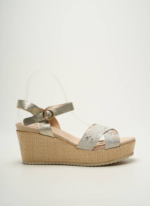 Sandale/Pantofi decupați auriu KARSTON femeie