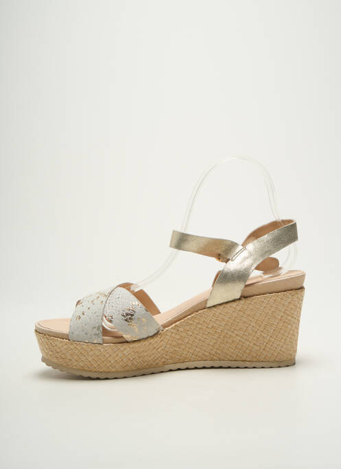 Sandale/Pantofi decupați auriu KARSTON femeie