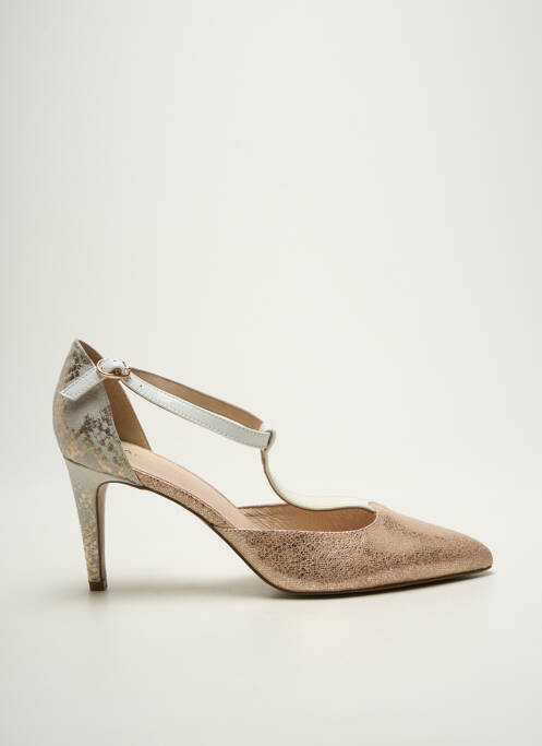 Pantofi cu toc auriu KARSTON femeie