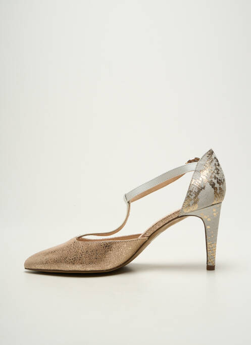 Pantofi cu toc auriu KARSTON femeie