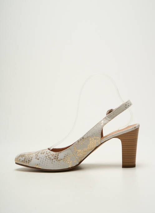 Pantofi cu toc auriu KARSTON femeie