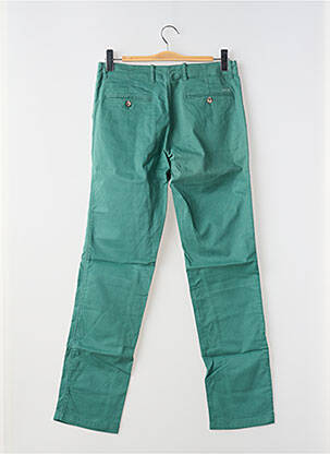 Pantalon chino țesătură poplin mărime normală verde EDEN PARK bărbat