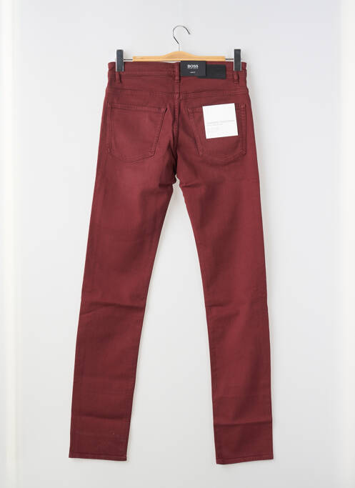 Blugi cu croială slim portocaliu HUGO BOSS bărbat