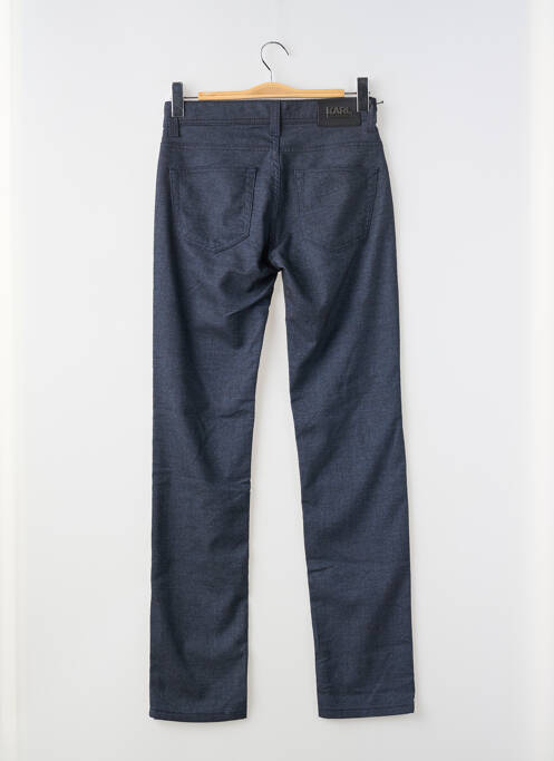 Blugi cu croială slim albastru KARL LAGERFELD bărbat