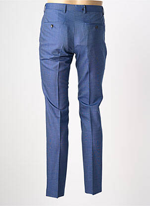 Pantalon slim țesătură poplin mărime normală albastru HUGO BOSS bărbat