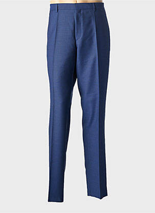 Pantalon slim țesătură poplin mărime normală albastru HUGO BOSS bărbat
