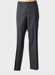 Pantalon drept țesătură poplin mărime normală negru HUGO BOSS bărbat