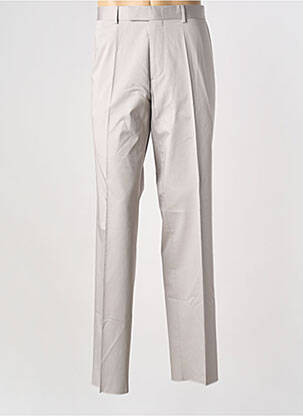 Pantalon slim țesătură poplin mărime normală gri HUGO BOSS bărbat