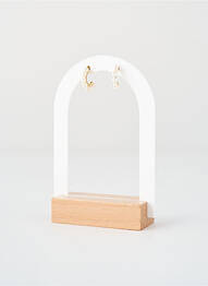 Cercei ornament cu mărgele auriu PANDORA femme