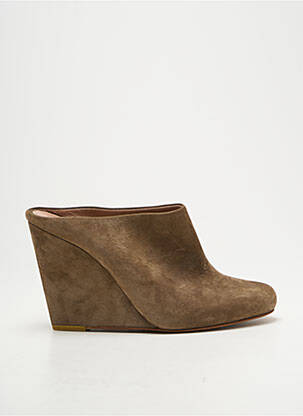 Mulete/Saboți verde AVRIL GAU femeie