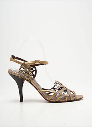 Sandale/Pantofi decupați auriu MICHEL VIVIEN femeie