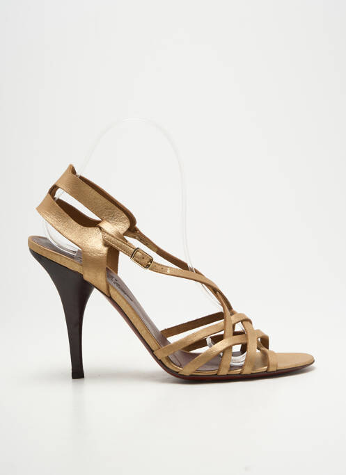 Sandale/Pantofi decupați auriu MICHEL VIVIEN femeie