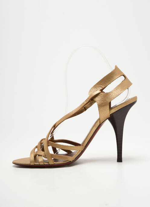 Sandale/Pantofi decupați auriu MICHEL VIVIEN femeie