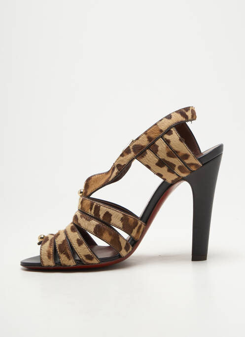 Sandale/Pantofi decupați maro MICHEL VIVIEN femeie