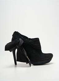 Botine/ghete vârf rotund toc înalt de 10cm și mai mult negru BALENCIAGA femme