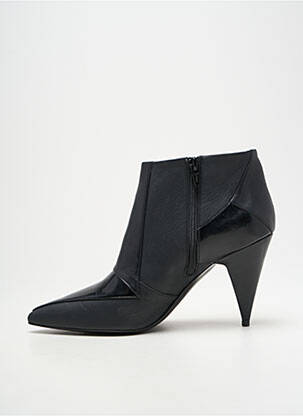 Botine/ghete material neted toc de 7 la 9 cm negru PIERRE HARDY femeie