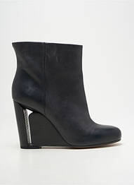 Botine/ghete țesătură satinată toc înalt de 10cm și mai mult negru MAISON MARTIN MARGIELA femme