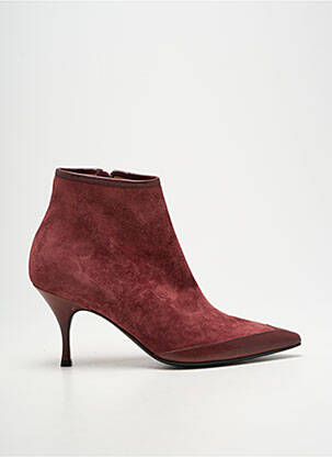 Botine/ghete vârf ascuțit toc de 4 la 6 cm violet MICHEL VIVIEN femeie