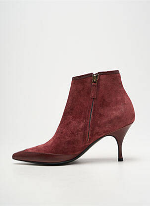Botine/ghete vârf ascuțit toc de 4 la 6 cm violet MICHEL VIVIEN femeie