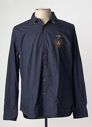 Cămașă cu mâneci lungi albastru AERONAUTICA bărbat