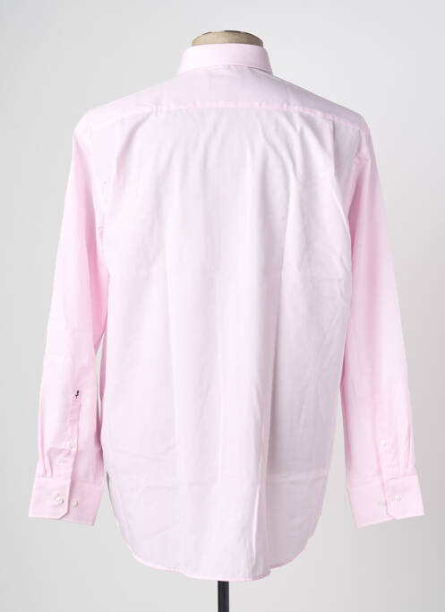 Cămașă cu mâneci lungi roz SEIDEN STICKER bărbat