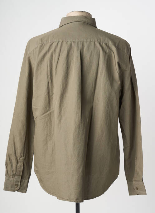 Cămașă cu mâneci lungi verde AERONAUTICA bărbat