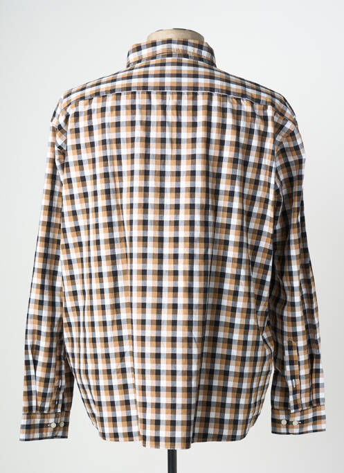 Cămașă cu mâneci lungi maro HUGO BOSS bărbat