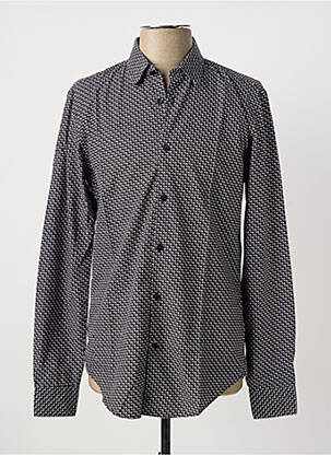 Cămașă cu mâneci lungi negru HUGO BOSS bărbat