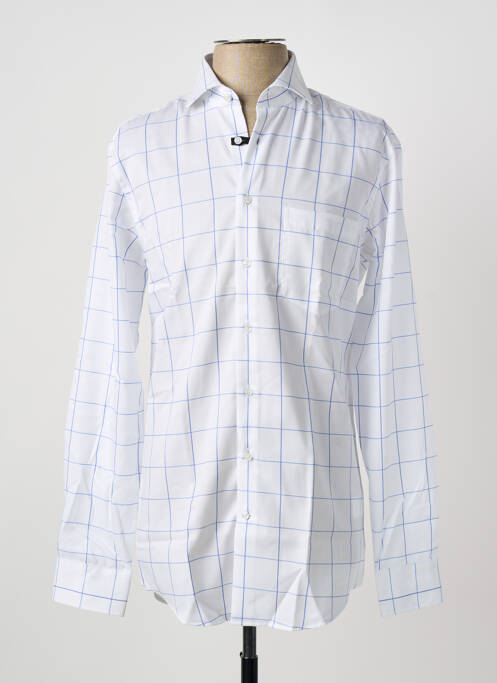 Cămașă cu mâneci lungi alb SEIDEN STICKER bărbat