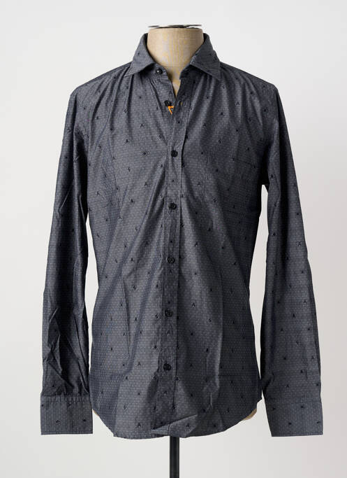 Cămașă cu mâneci lungi gri HUGO BOSS bărbat