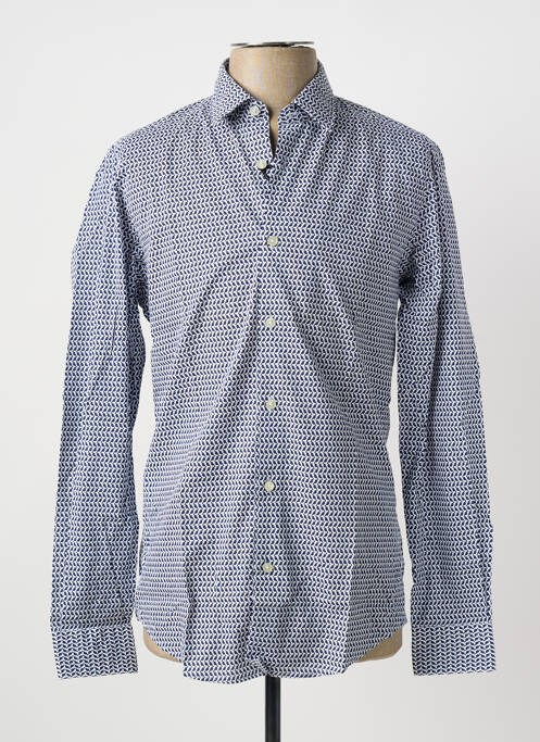 Cămașă cu mâneci lungi alb HUGO BOSS bărbat