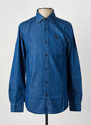 Cămașă cu mâneci lungi albastru AERONAUTICA bărbat