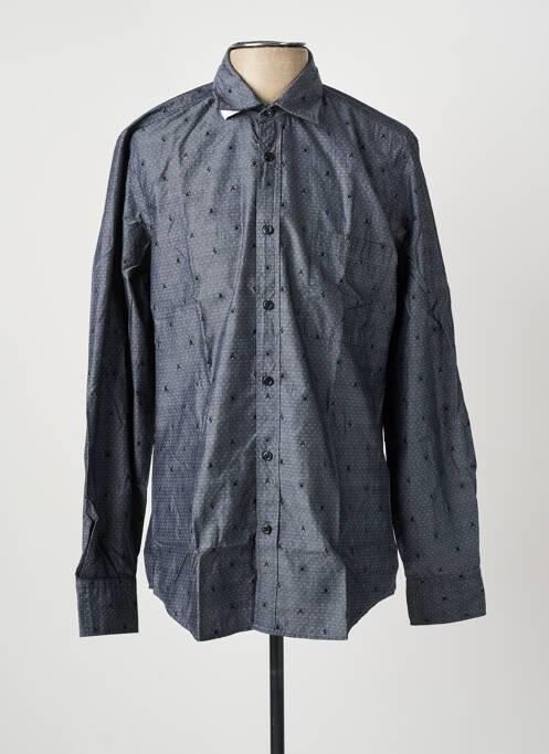 Cămașă cu mâneci lungi gri HUGO BOSS bărbat